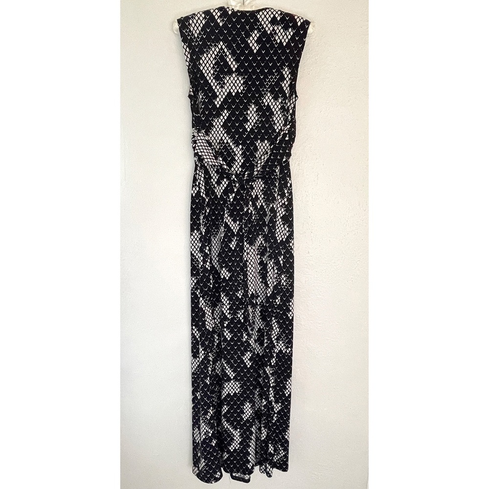 Eliza J Maxi Dress Stretchy V Neck Adjustable Tie 8 - Picture 2 of 7